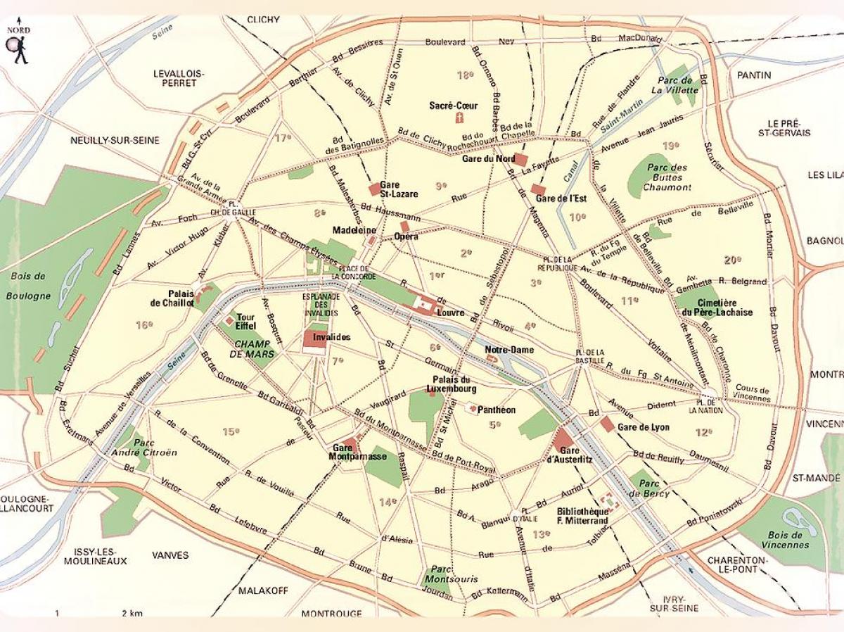 Χάρτης του Παρισιού Πάρκα