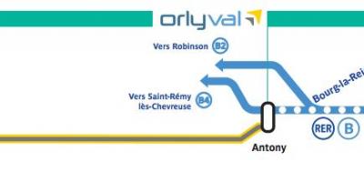 Χάρτης της OrlyVal