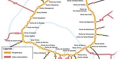 Χάρτης της la Défense