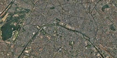 Χάρτης της δορυφορικής Παρίσι