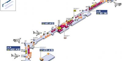 Χάρτης της Νότιας το αεροδρόμιο Orly