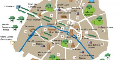 Χάρτης του Παρισιού μουσεία