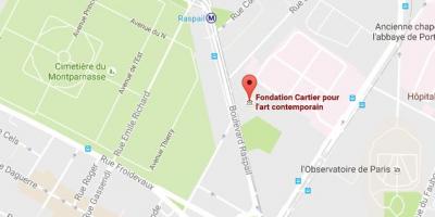 Χάρτης της Fondation Cartier