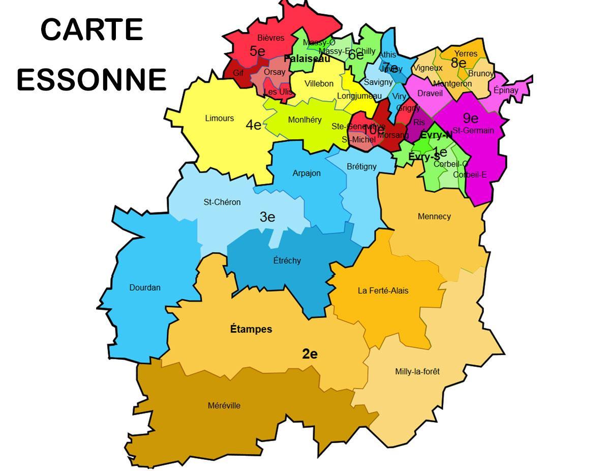 Χάρτης της Essonne