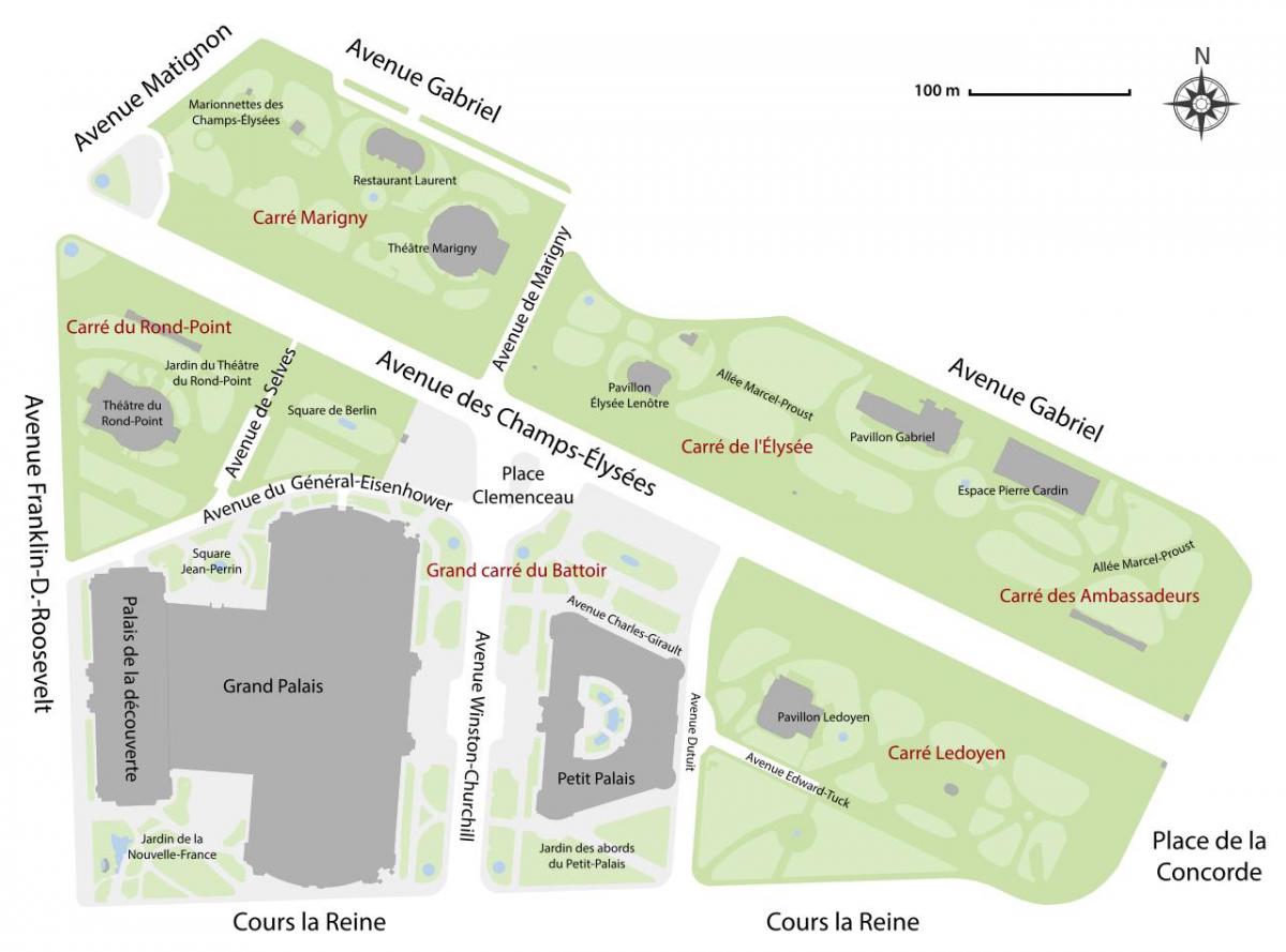 Χάρτης από Το Jardin des Champs-Élysées