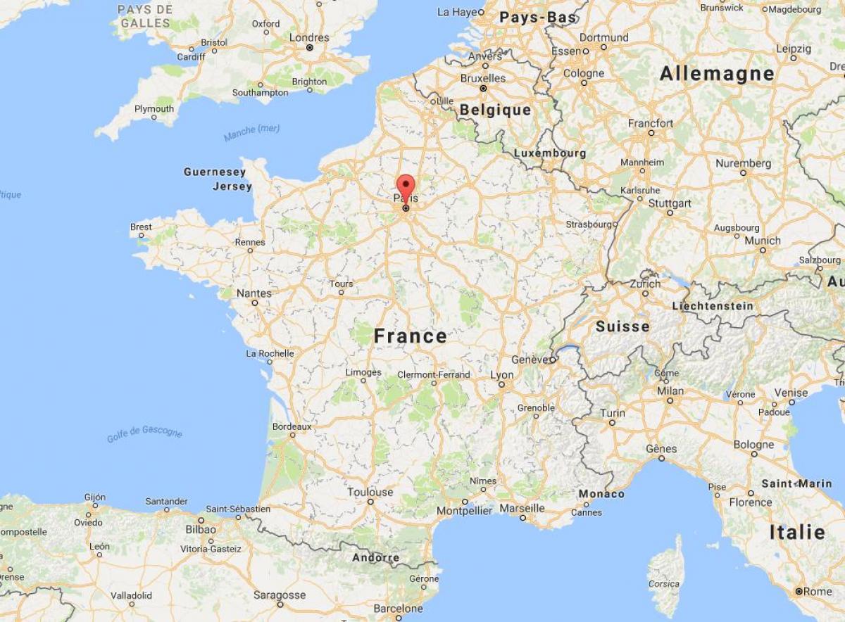 Χάρτης του παρισιού, στη Γαλλία χάρτης