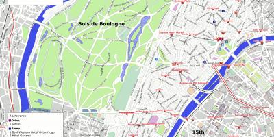 Χάρτης της 16ο διαμέρισμα του Παρισιού