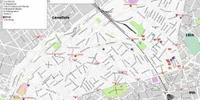Χάρτης της 17ο διαμέρισμα του Παρισιού