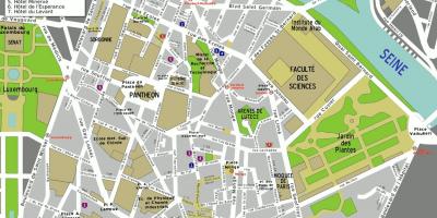 Εμφάνιση χάρτη 5ο διαμέρισμα του Παρισιού