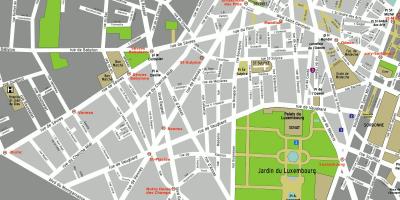 Εμφάνιση χάρτη 6ο διαμέρισμα του Παρισιού