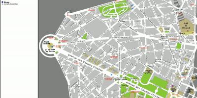 Εμφάνιση χάρτη 8ο διαμέρισμα του Παρισιού