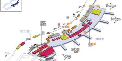 Χάρτης της CDG airport terminal 2C