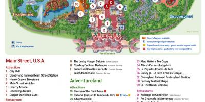 Χάρτης της Disneyland Paris