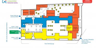 Χάρτης της Fernand-Widal νοσοκομείο