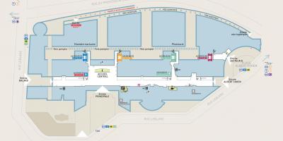 Χάρτης της Georges-Pompidou hospital