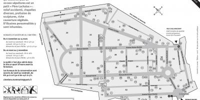 Χάρτης του Παρισιού Νεκροταφείο