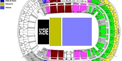 Χάρτης της Stade de France Συναυλία