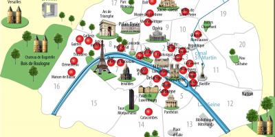 Χάρτης του παρισιού μνημεία