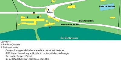 Χάρτης της San Salvadour νοσοκομείο