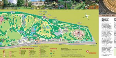 Χάρτης του Parc de Bagatelle