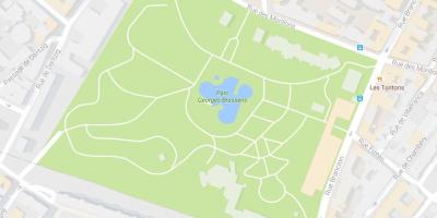Χάρτης από Το Πάρκο Georges-Brassens