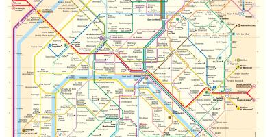 Χάρτης του μετρό του Παρισιού