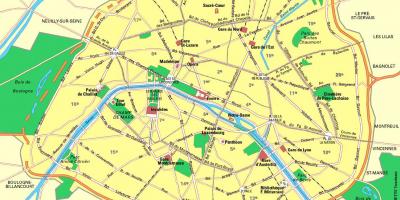 Χάρτης του παρισιού σταθμούς