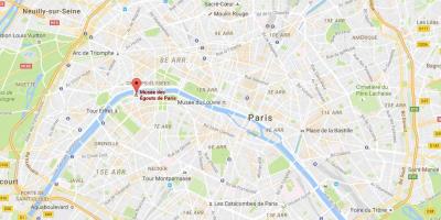 Χάρτης του Παρισιού υπονόμους